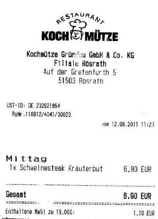 aktr Höffner Kochmütze Restaurant