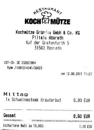 aktr Hffner Kochmtze Restaurant